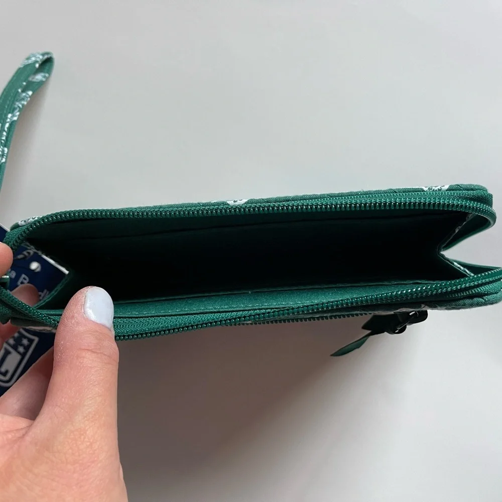 Vera Bradley Green Quilted Wallet - Picture 3 of 4